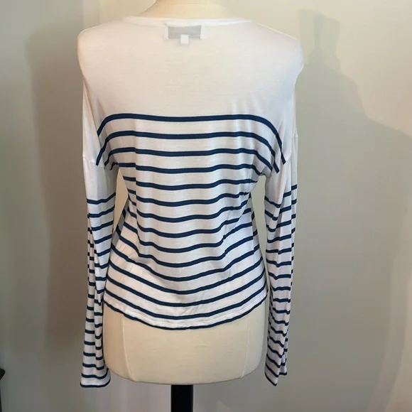 La Ligne x 2 Bundle Striped Long Sleeve T Shirts S / M - Picture 4 of 14
